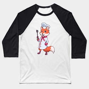 Cartoon fox chef Baseball T-Shirt